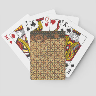 Batik Earthy Kaffeebohne Elegant Rustikal Robust Spielkarten