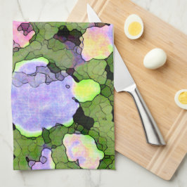 Batik Hydrangeas Geschirrtuch