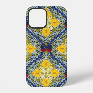 Batik Indonesisch: ist eine Technik des Wachsresis iPhone 12 Hülle