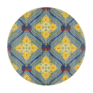 Batik Indonesische Wachsresist-Färbetechnik Schneidebrett