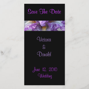 Batik-Iris-Save the Date Foto-Karten Save The Date