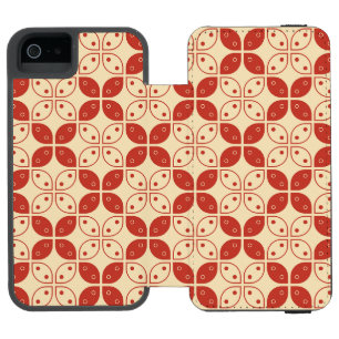 Batik Kawung, indonesisches Muster, Javanisch, Eth Incipio Watson™ iPhone 5 Geldbörsen Hülle