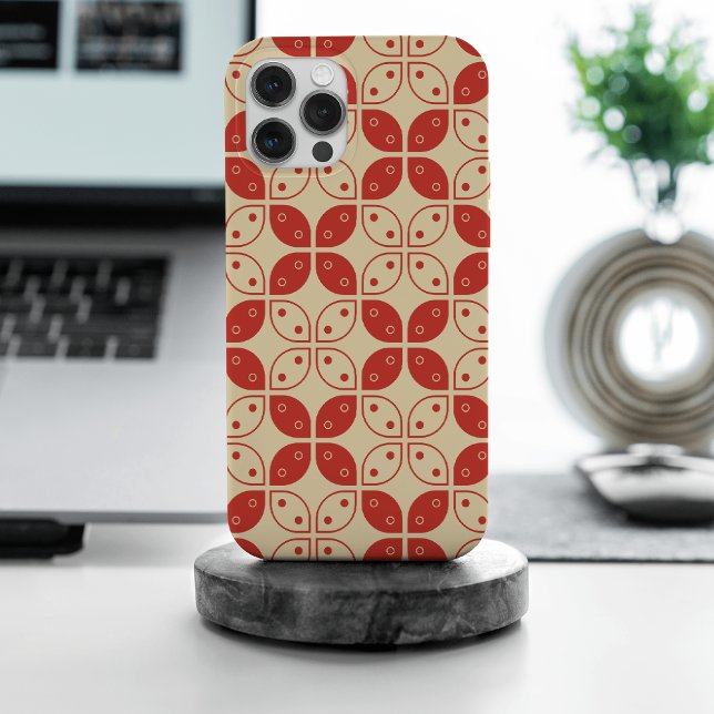Batik Kawung, indonesisches Muster, Javanisch, Eth iPhone Hülle (Von Creator hochgeladen)