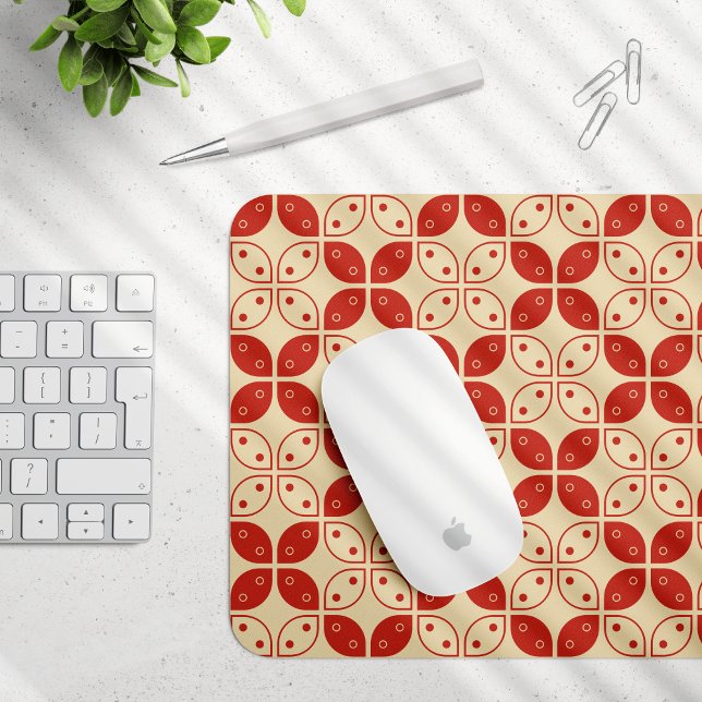 Batik Kawung, indonesisches Muster, Javanisch, Eth Mousepad (Von Creator hochgeladen)