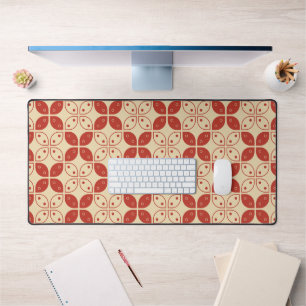 Batik Kawung, indonesisches Muster, Javanisch, Eth Schreibtischunterlage