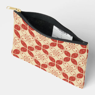 Batik Kawung, indonesisches Muster, javanisch, eth Zubehörtasche