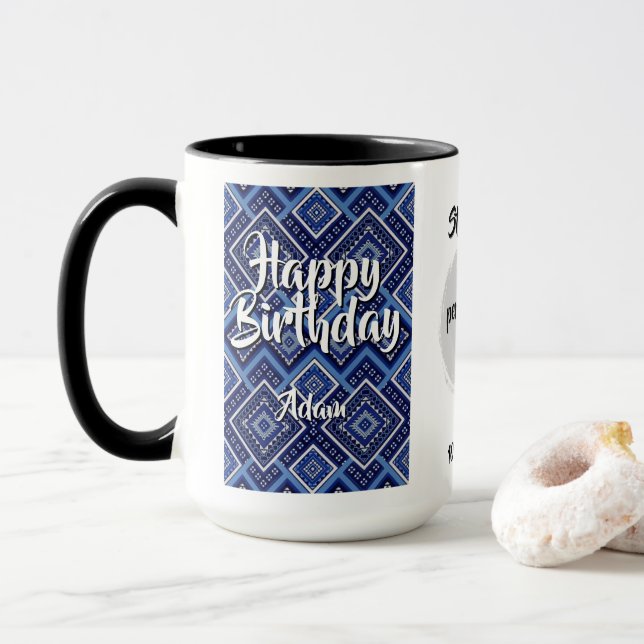 Batik-Kombitasse CM08-01 Skorpion Tasse (Mit Donut)