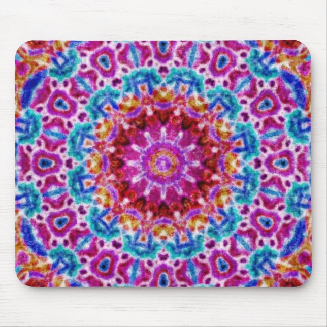 Batik-Mandala Mousepad (Vorne)