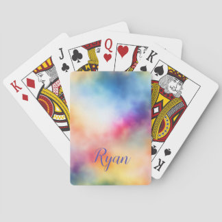 Batik Muster bunt Spielkarten