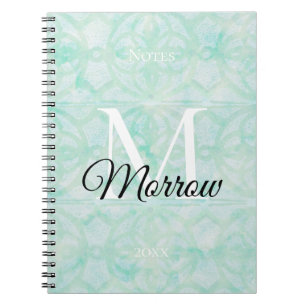 Batik-Name und Jahr Notizblock