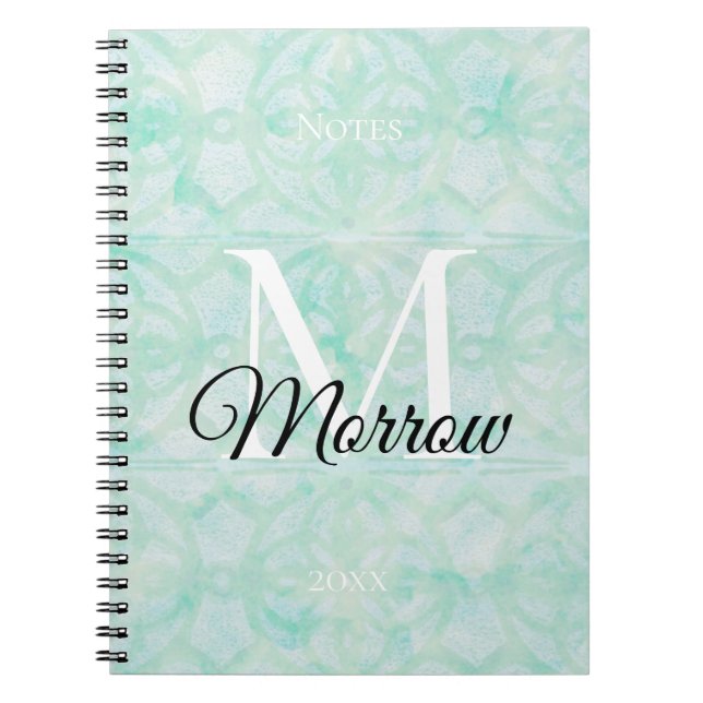 Batik-Name und Jahr Notizblock (Vorderseite)