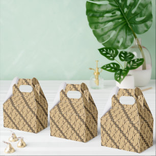 Batik Parang, indonesisches Muster, javanisch, eth Geschenkschachtel