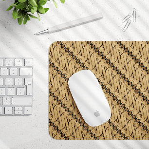 Batik Parang, indonesisches Muster, Javanisch, eth Mousepad