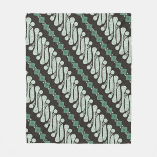 Batik Parang Yogyakarta in verschiedenen modernen  Fleecedecke