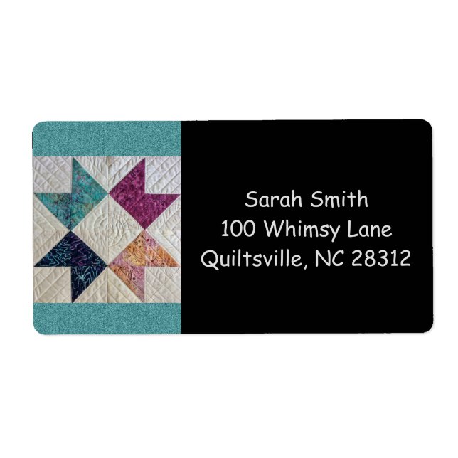 Batik Quilt Address Labels (Vorne)
