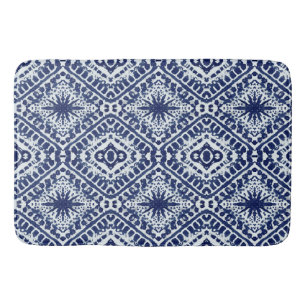 Batik Star n Diamond Shibori Indigomuster Badematte