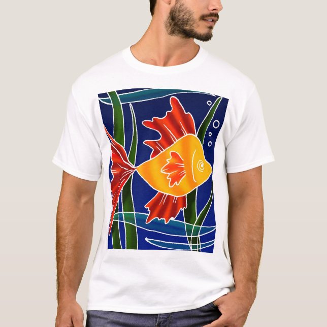 Batiqued Fish T-Shirt (Vorderseite)