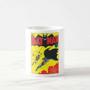Batman #1 Comic wurde 1940 veröffentlicht und ist Tasse