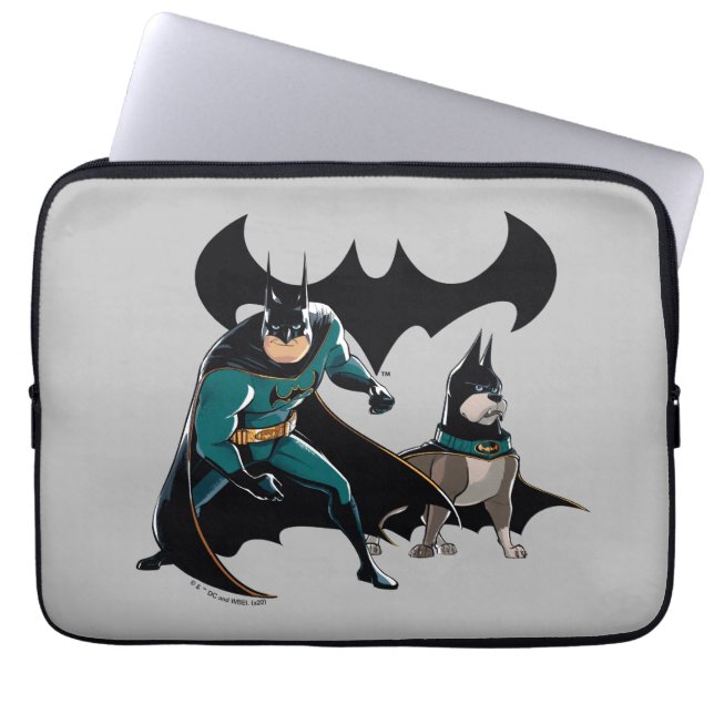 Batman & Ace Laptopschutzhülle (Vorderseite)