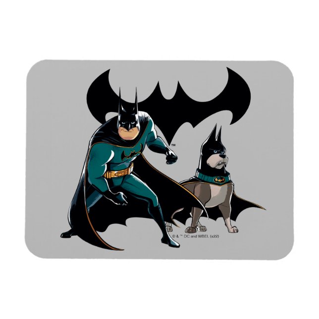 Batman & Ace Magnet (Horizontal)