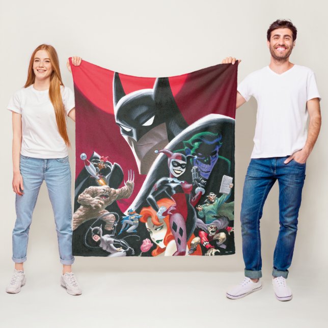 Batman Adventures Gefährliche Damen & Dämonen Fleecedecke (Beispiel)