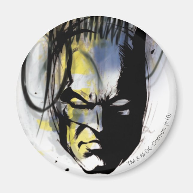 Batman Airbrush Portrait Magnet (Vorne)