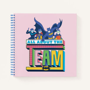 Batman Alles über das Team Notizbuch