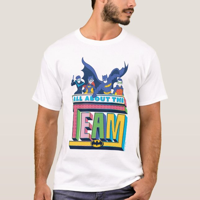 Batman | Alles über das Team T-Shirt (Vorderseite)