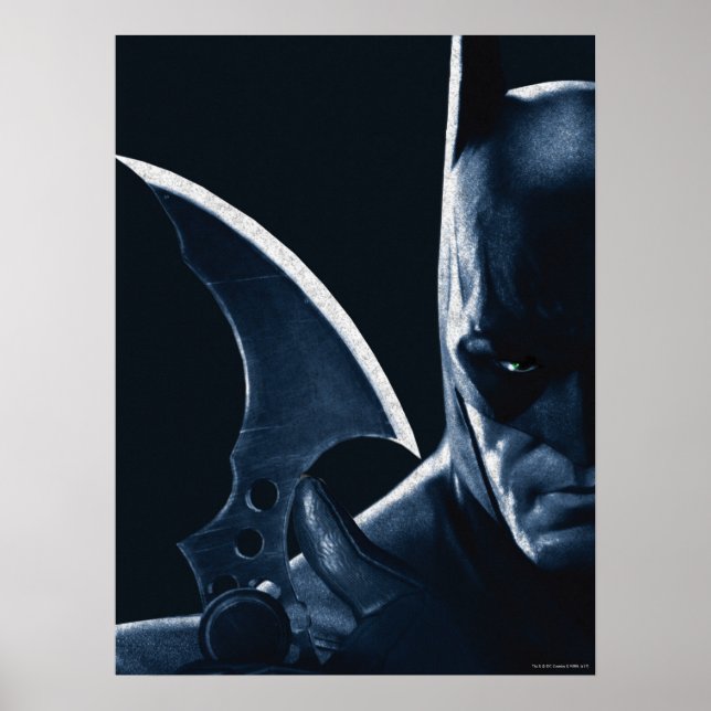 Batman: Arkham Asylum | Batman Closeup Poster (Vorne)