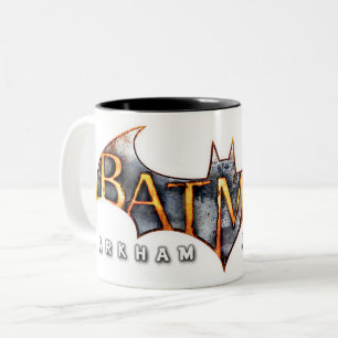Batman: Arkham Asylum   Logo Zweifarbige Tasse