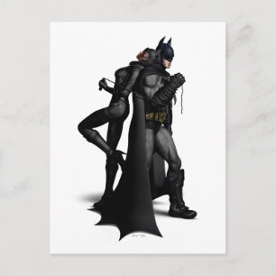 Batman Arkham City   Batman and Catwoman Postkarte