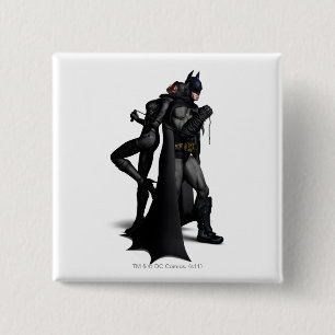 Batman Arkham City   Batman und Catwoman Button