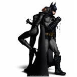 Batman Arkham City | Batman und Catwoman Freistehende Fotoskulptur<br><div class="desc">Batman: Arkham City</div>