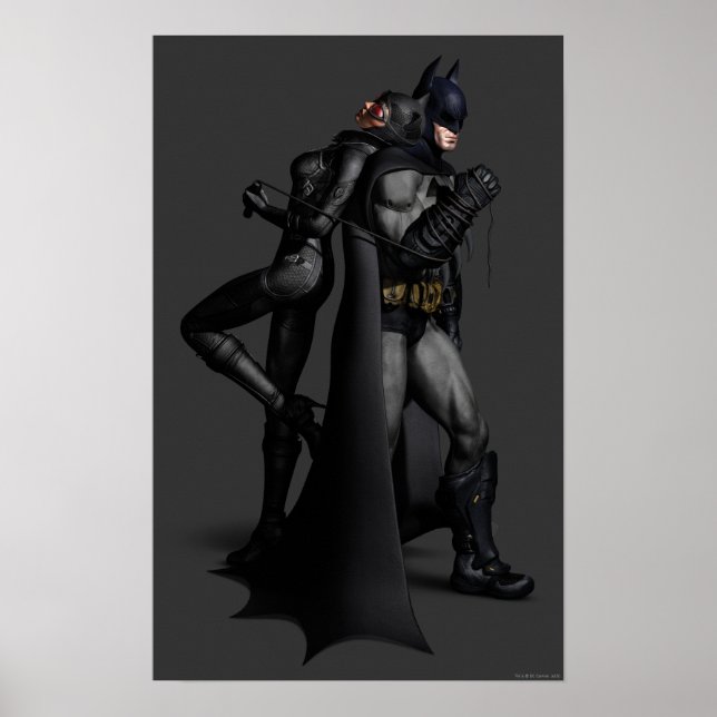 Batman Arkham City | Batman und Catwoman Poster (Vorne)