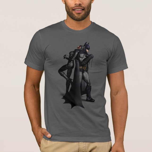 Batman Arkham City | Batman und Catwoman T-Shirt (Vorderseite)