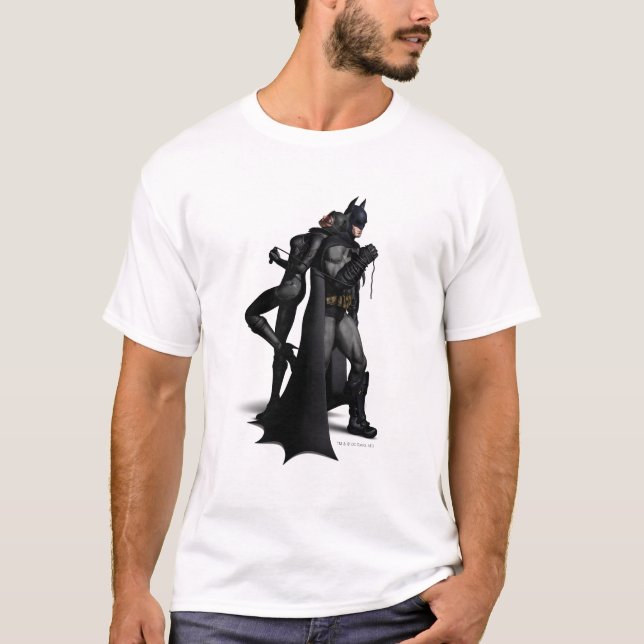 Batman Arkham City | Batman und Catwoman T-Shirt (Vorderseite)