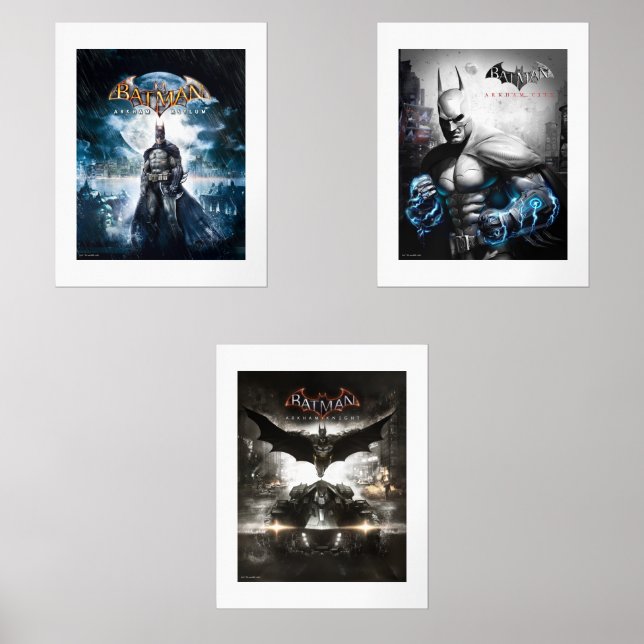 Batman Arkham Games Bilderwand Sets (Vorderseite)