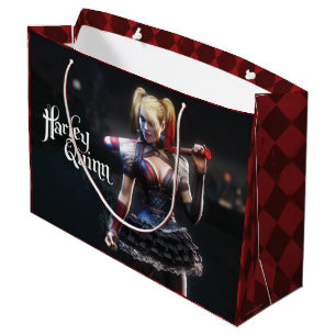 Batman Arkham Knight Harley Quinn mit Bat Große Geschenktüte