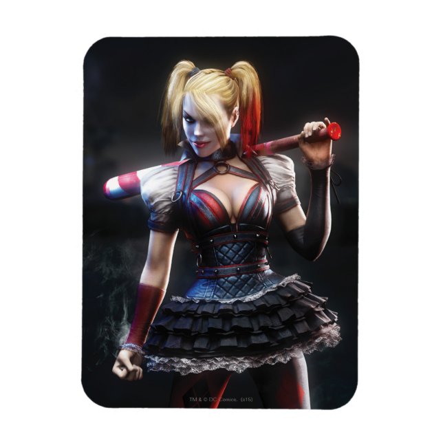 Batman Arkham Knight | Harley Quinn mit Bat Magnet (Vertikal)