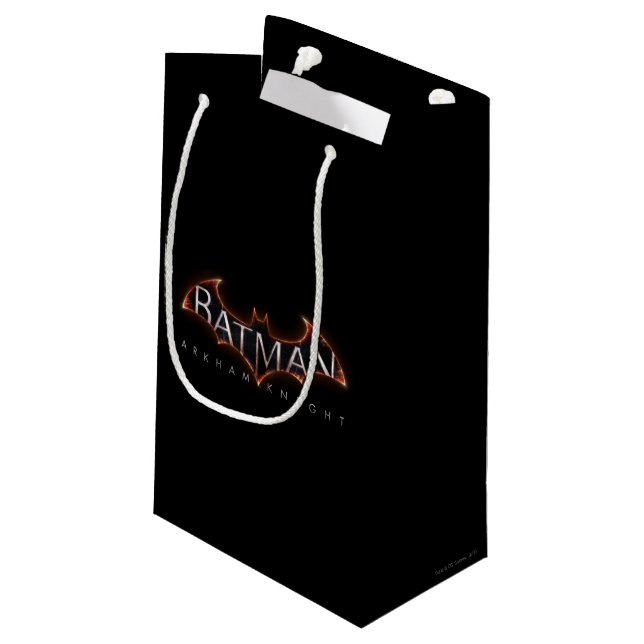 Batman Arkham Knight Logo Kleine Geschenktüte (Rückseite Schrägansicht)