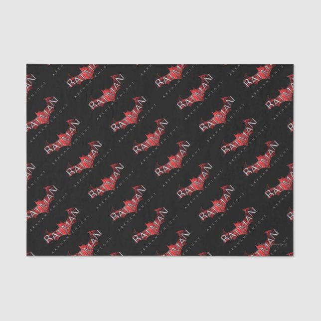 Batman Arkham Knight Red Logo Seidenpapier (Vorderseite)
