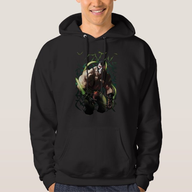 Batman Bane Bat Schwarm Illustration Hoodie (Vorderseite)