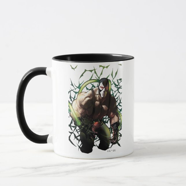 Batman Bane Bat Schwarm Illustration Tasse (Links)