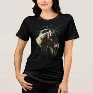 Batman Bane Bat Schwarm Illustration Tri-Blend Shirt