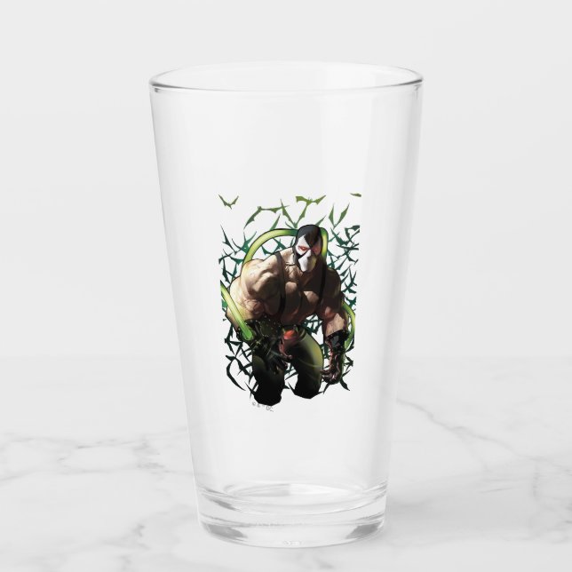 Batman Bane Bat Swarm Illustration Glas (Vorderseite)