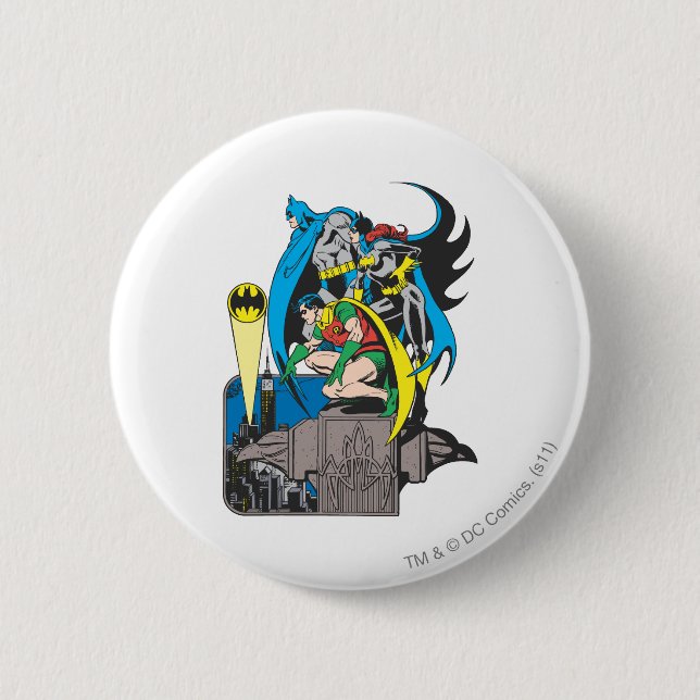 Batman/Batgirl/Robin Button (Vorderseite)