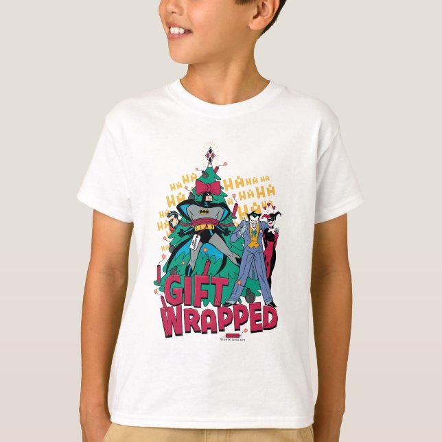 Batman | Batman & Robin Geschenk an XMas Tree umma T-Shirt (Vorderseite)