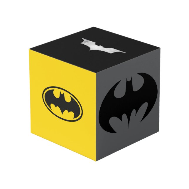 Batman Button Würfel (Vorderseite Schrägansicht)