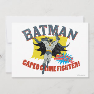 Batman Caped Crime Fighter Einladung