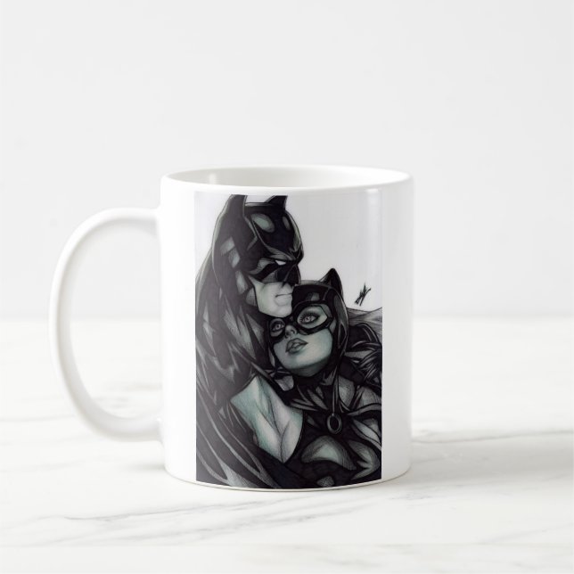 Batman & Catwoman ~ Bruce wayne & Selina Kyle Kaffeetasse (Links)